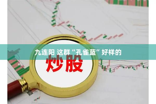 九连阳 这群“孔雀蓝”好样的