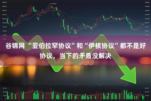 谷锦网 “亚伯拉罕协议”和“伊核协议”都不是好协议，当下的矛盾没解决