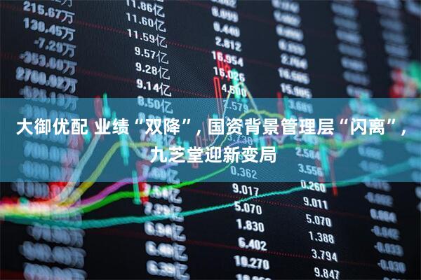 大御优配 业绩“双降”, 国资背景管理层“闪离”, 九芝堂迎新变局