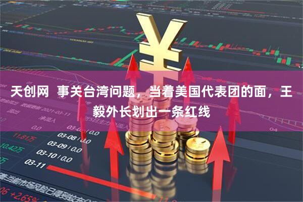 天创网  事关台湾问题，当着美国代表团的面，王毅外长划出一条红线